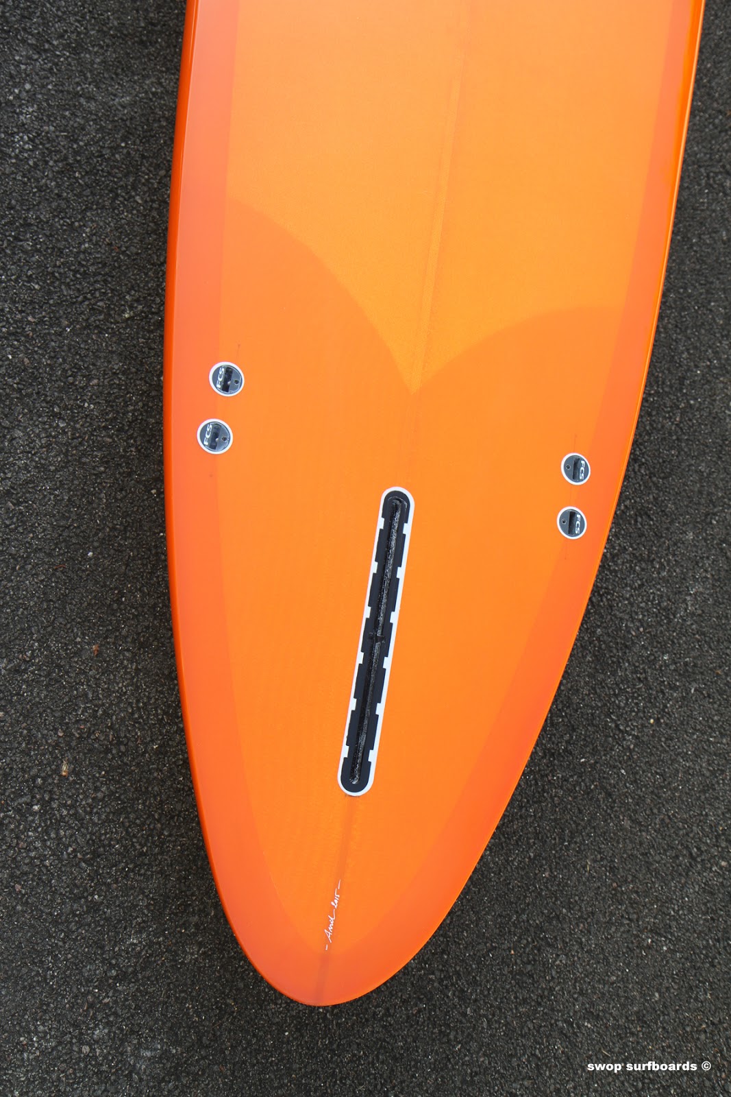 サーフィン・ボディボード PACIFIC VIBRATIONS 9'25 VOLAN FLEX FIN 9.25